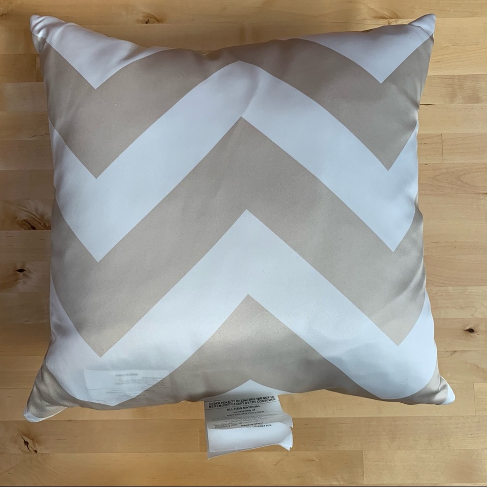 NWT Target Striped Chevron Throw Pillow
